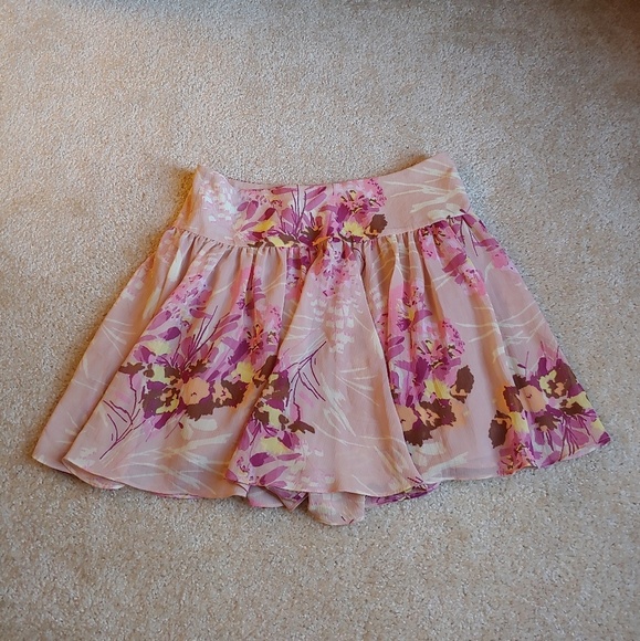 GAP floral lined midi skirt - Picture 1 of 4